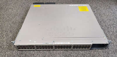 Cisco Catalyst 3850 48-Port GbE Managed Switch WS-C3850-48U-L w/ 2x 1100W PSU