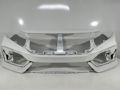 NEW Painted *NH788P - White* Front Bumper Cover Fascia for 2017-2019 Honda Civic