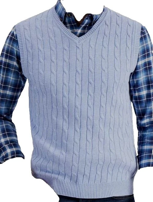 Club Room Cotton Vest Sweaters for Men