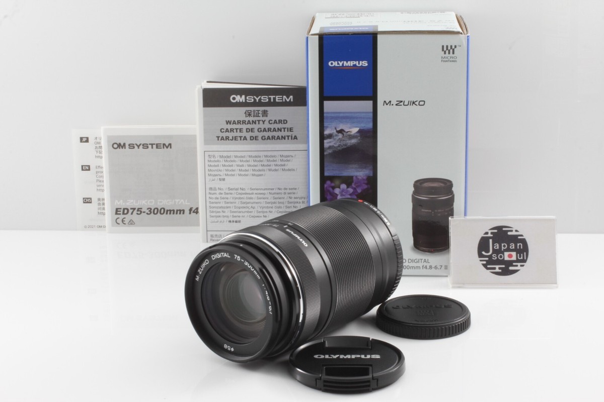 【美品】Olympus M.Zuiko 75-300mm f/4.8-6.7II Amazon.com : Olympus M.ZUIKO Digital ED 75-300mm F4.8-6.7 II