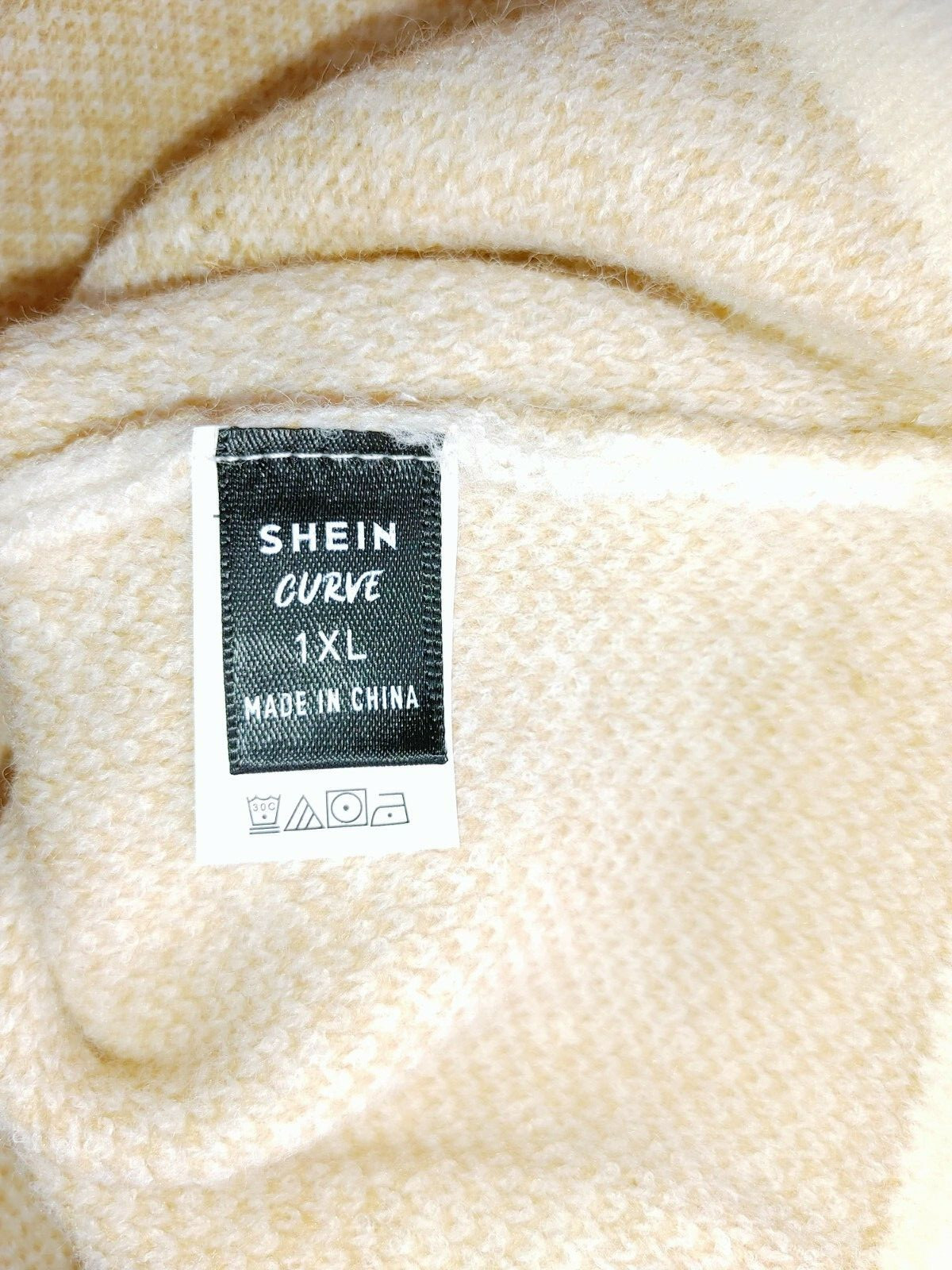 Shein Plus Bear Pattern Drawstring Detail Sweater… - image 3