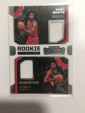 2019-20 Contenders Rookie Ticket Swatches Coby White & Nassir Little Dual Jersey