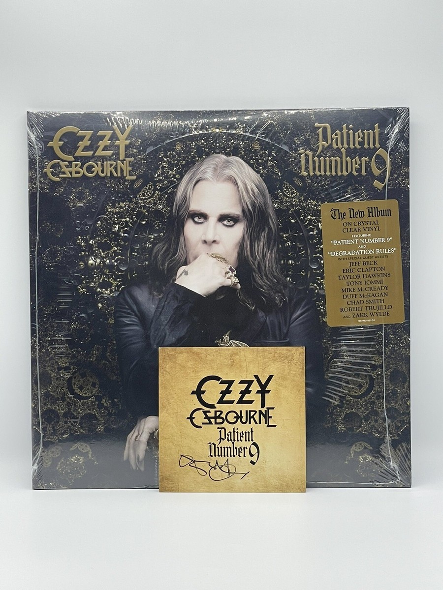 NEW Ozzy Osbourne Patient Number 9 CRYSTAL CLEAR Vinyl
