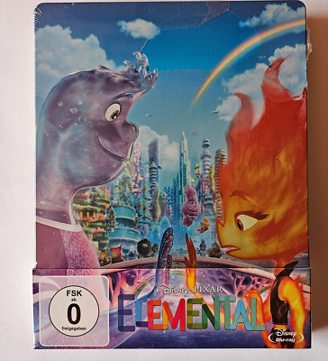 ELEMENTAL - Disney - PIXAR - STEELBOOK - BLU-RAY;  NEU; OVP