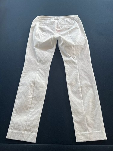 Pantalón ajustado Lily Pulitzer Kelly texturizado hasta el tobillo para mujer talla 8 jacquard - Imagen 4 de 4