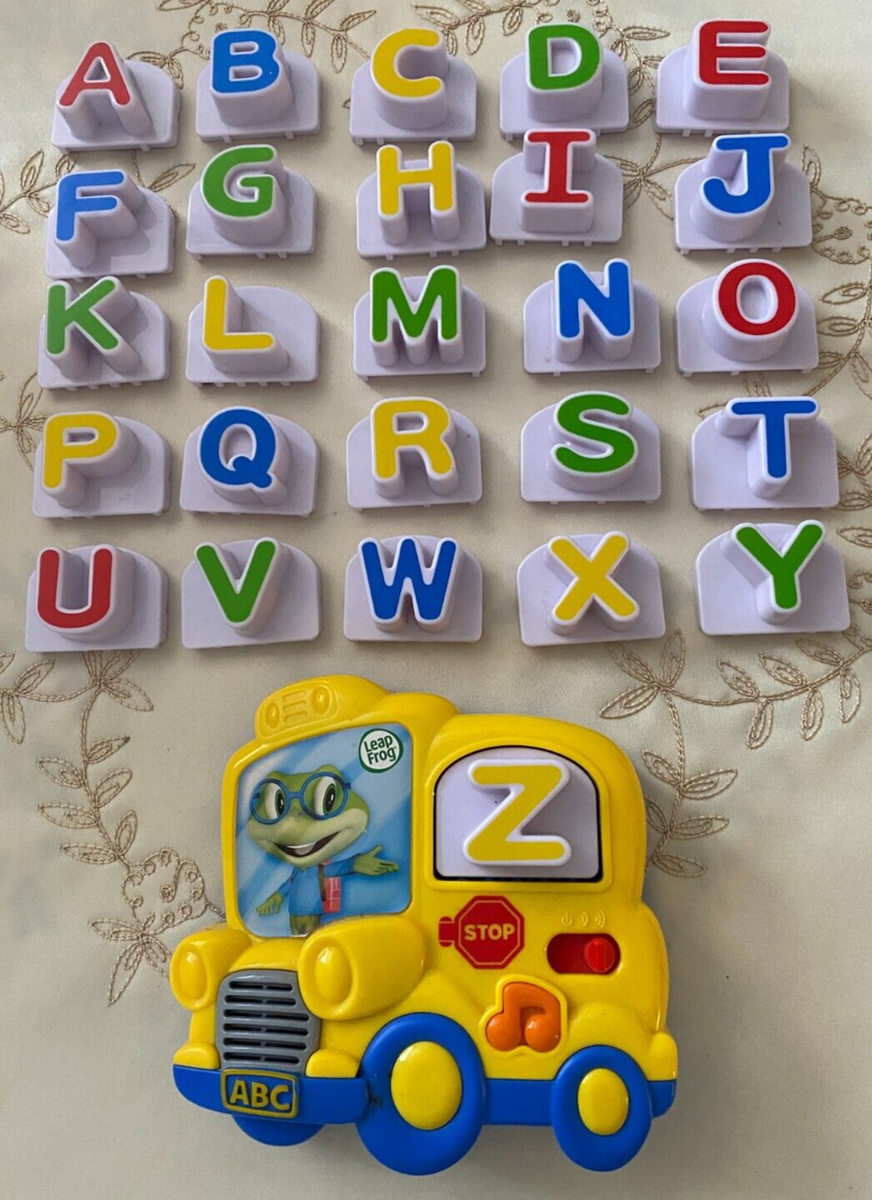 abcページ LEAPFROG FRIDGE PHONICS ABC SCHOOL BUS UPPER CASE ALPHABET