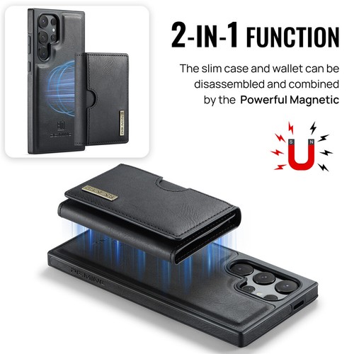 Para Samsung S25 S24 S23 S22 S21 Plus Ultra Extraíble Imán Cartera Funda - Imagen 29 de 74