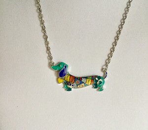 sausage dog pendant