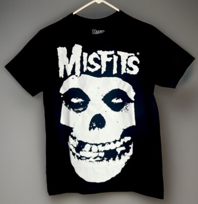 Family Day 限定Tシャツ Rock Band Misfits Classic Skull With Logo Black Tee Shirt Sz Small