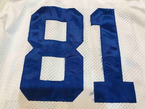 Reebok On Field NFL Dallas Cowboys TERRELL OWENS #81 Jersey Sz 48 White Stitched - Picture 2 of 8