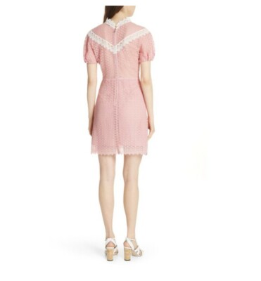 Sandro Lace Dress Size 38 FR Pink MPRS $500 | eBay
