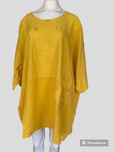 T BY TRASNPARENTE Women's 50/50 Tunic Lagenlook oversized ONE size Made in Italy - Picture 9 of 12