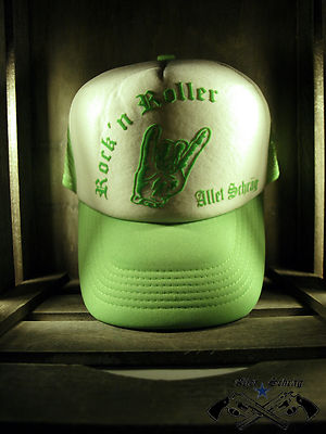 Cap ''Rock´n Roller Green, Allet Schräg, Neu, Rockabilly,50er