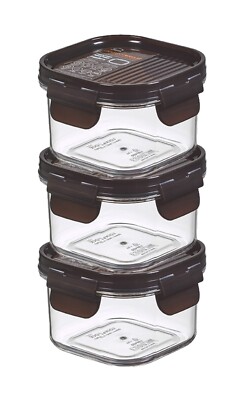LocknLock: BisFree 3x Dose Modular quadratisch 260 ml (LBF450/3)