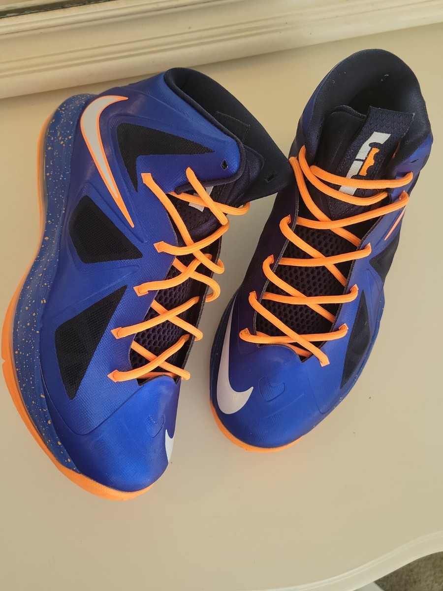Lebron 10 GS Superhero 2013 Nike LeBron (10)X Superhero (579827-400)Mid BBall  main image 2