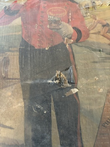 Antique 1920s Call For Phillip Morris Cigarette Cardboard Advertising Sign - Picture 3 of 8