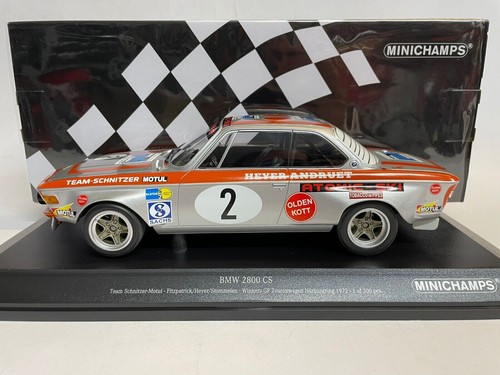 BMW 2800 CS CSL Coupe 24h Spa 1972 #49 Herzog Heyer Motul Minichamps S 1:18 EUR 124,77 - DE
