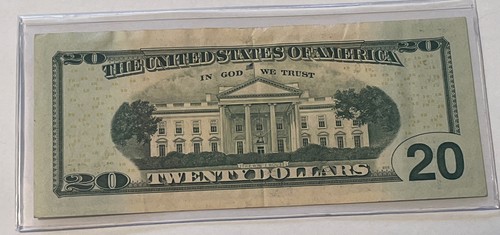 US Fancy Star Error Note Serial Twenty Dollar Replacement Duplicate Ink Fed $20 - Picture 2 of 2