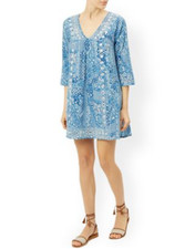 CLEARANCE!! BNWT MONSOON BLUE EMILIA KAFTAN DRESS SIZE: S RRP: £45