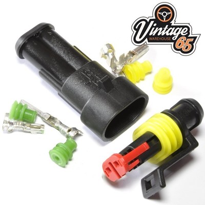 LAND Rover LED UPGRADE 2 vie Superseal Impermeabile KIT connettore elettrico 12 V