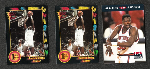 (60+) 1990-01 Fleer, TSC, UD+ Minor Insets PATRICK EWING Lot Knicks Georgetown - Picture 9 of 9