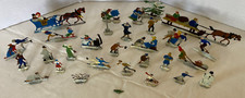 Vintage Christmas Heinrichsen German Ice Skating Party 29 piece set