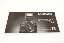 Canon Speedlite 177A Manual