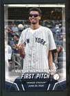 2024 VICTOR WEMBANYAMA TOPPS FIRST PITCH YANKEE STADIUM