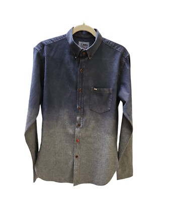Katin Mens Gradient Button Up Shirt Size M