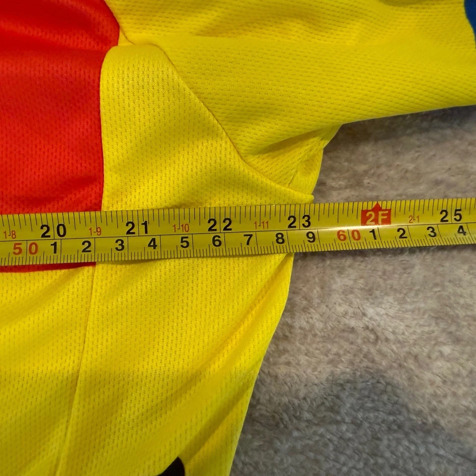 Camiseta de ciclismo Giordana Right Gear zíper completo amarela GG - Imagem 4 de 4