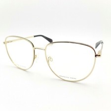 Rag  Bone RNB 7017 J5G Gold Black 56mm New Authentic Eyeglass Frame