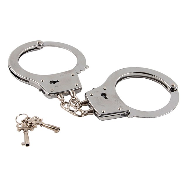 toy metal handcuffs