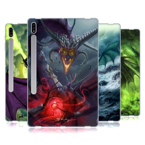 OFFICIAL PIYA WANNACHAIWONG BLACK DRAGONS SOFT GEL CASE FOR SAMSUNG TABLETS 1 - Picture 1 of 11