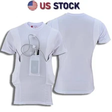 LVAD White HeartMate 3 Men's T-Shirt Functional & Comfortable with Pocket S-5XL