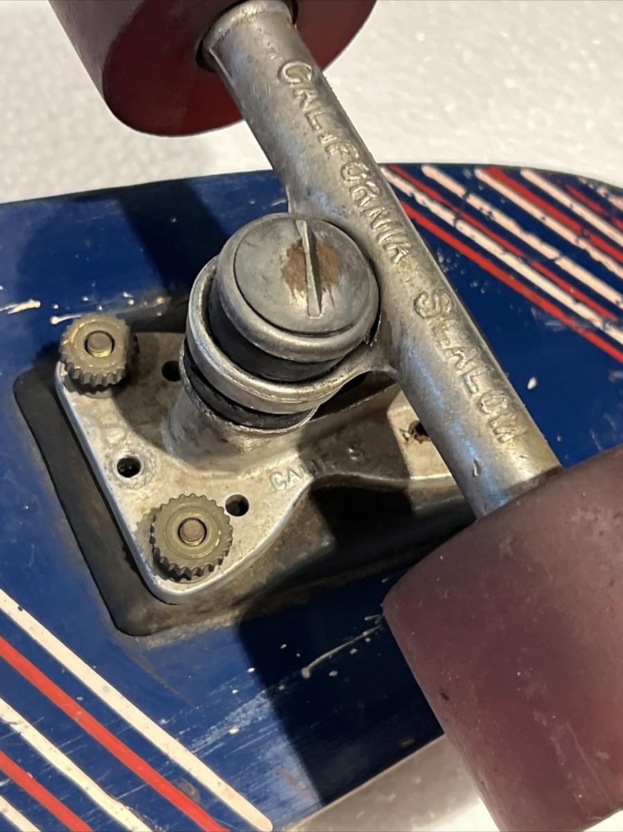 Vintage 70s 80s Fibreflex By G & S Skateboard With California