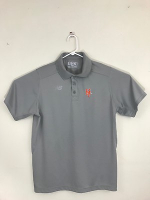New Balance NY Mets Polo Shirt Gray Men's Size L