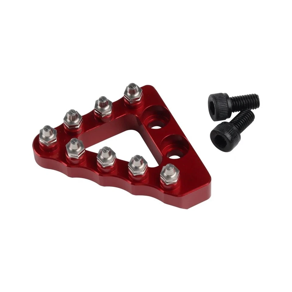 For Beta 125 - 520 RR RS RR-S Enduro Red Rear Foot Brake Pedal Step Tip Plate Foto 2 de 2