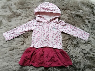 Bellybutton Mother Nature & Me Sweatkleid Kleid Mädchen Bordeaux Gr. 92 *wie Neu