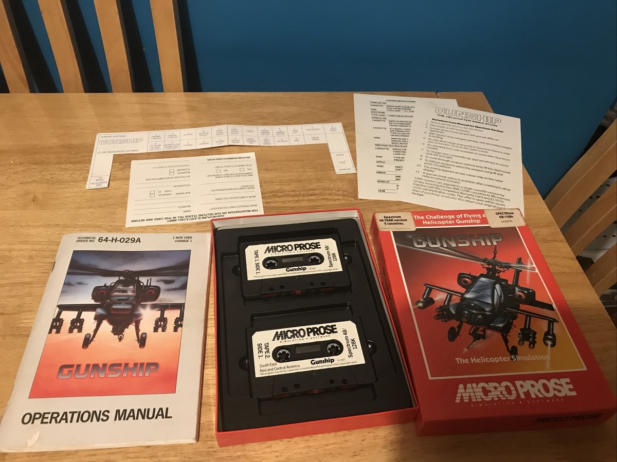 Sinclair ZX Spectrum - Gunship by Microprose B28 | eBay