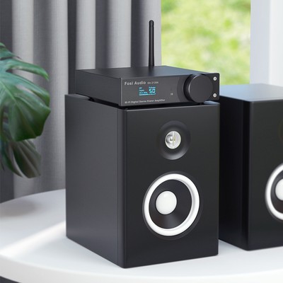 Fosi Audio All-in-1 BT 5.0 Amplifier DAC Preamp inbuilt OPT AMP for Home Audio