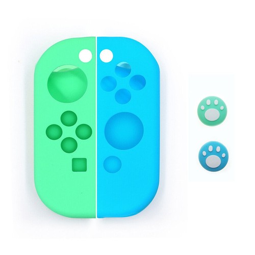 Silicone Soft Case For Nintendo Switch Oled Joy-con Skin Protective Cover Caps - Picture 43 of 70