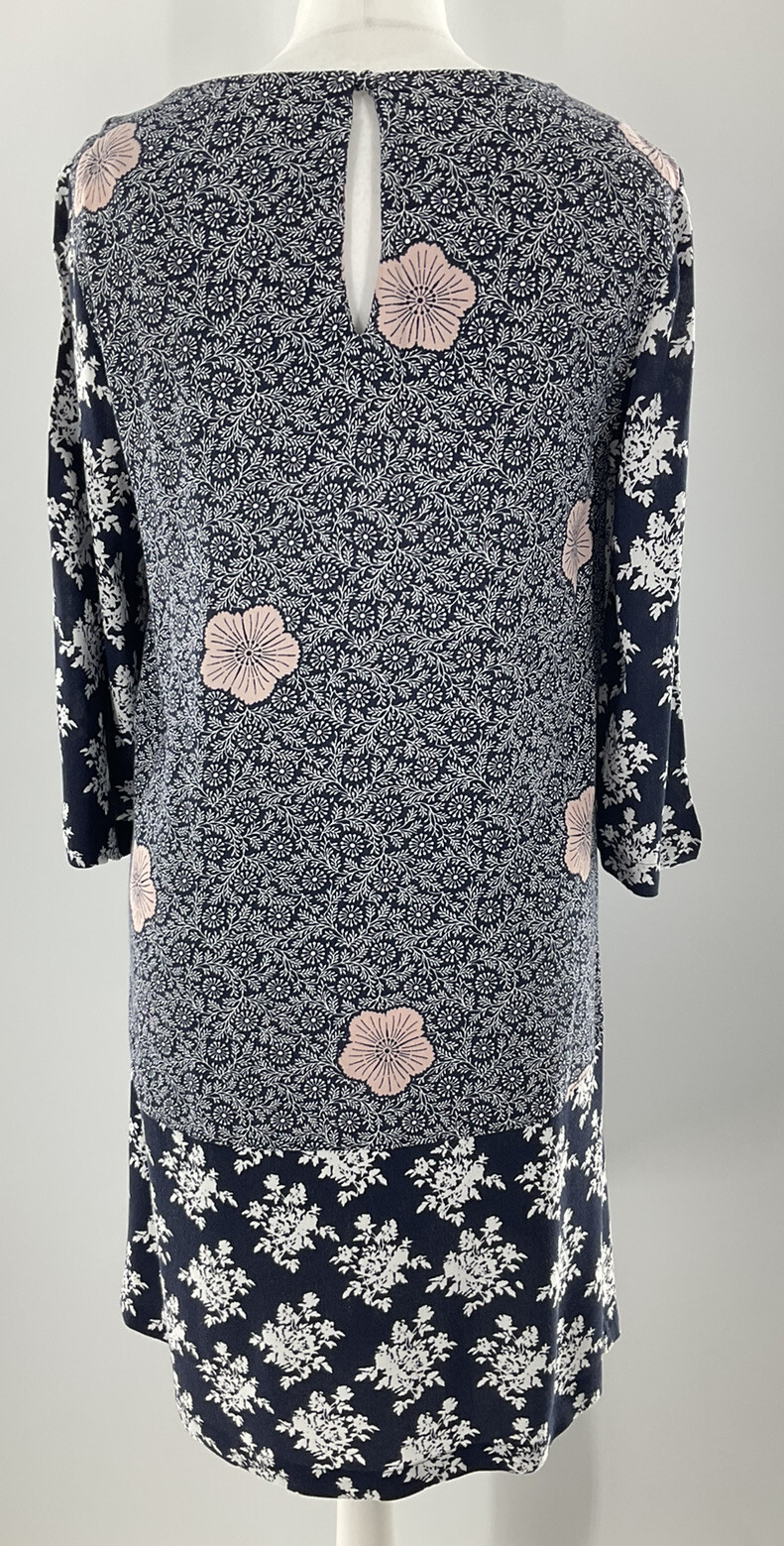 white stuff patchwork print pattern 3/4 sleeve wo… - image 11