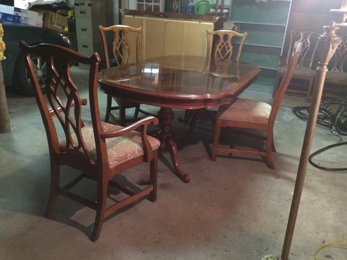 Dining room table sets with china cabinet deals