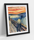 EDVARD MUNCH, THE SCREAM -FRAMED WALL ART POSTER PRINT 4 SIZES