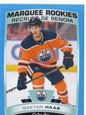 19/20 UD Series 2 O-Pee-Chee Update Blue Border #640 Gaetan Haas Oilers