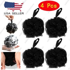 4PCS Bath Sponge Shower Loofahs 50g/Piece Mesh Pouf Scrunchies Body Wash Puff
