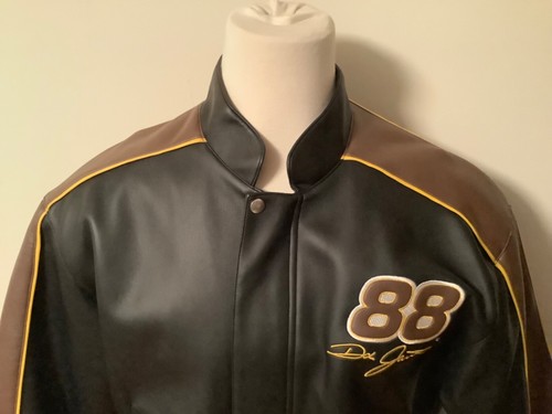 Winners Circle Men's Black UPS Dale Jarrett #88 NASCAR Racing Jacket - Size LG - Picture 12 of 12