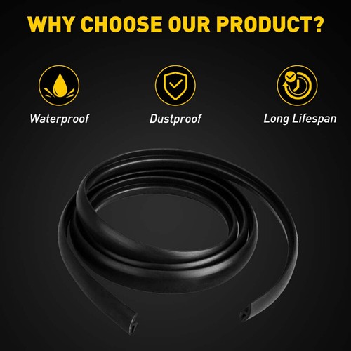 For Dodge Models Car Windshield Weather Seal Rubber Trim Molding Cover 10 Feet - Picture 12 of 14