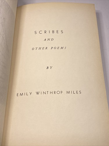 Emily Winthrop Miles Schreiber und andere Gedichte 1956 signiert - Bild 6 von 9