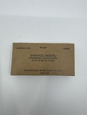 Vintage Lily White Sales Co. Bandage Muslin Compressed Bandage/Dressing In Box